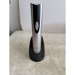 Oster Electric Wine Bottle Opener Corkscrew FPSTBW8207 Silver Needs Charger